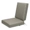 Classic Accessories Weekend 36" x 18" x 3" Dining Chair Cushions, Moon Rock CMRCH36183 - alternate 1